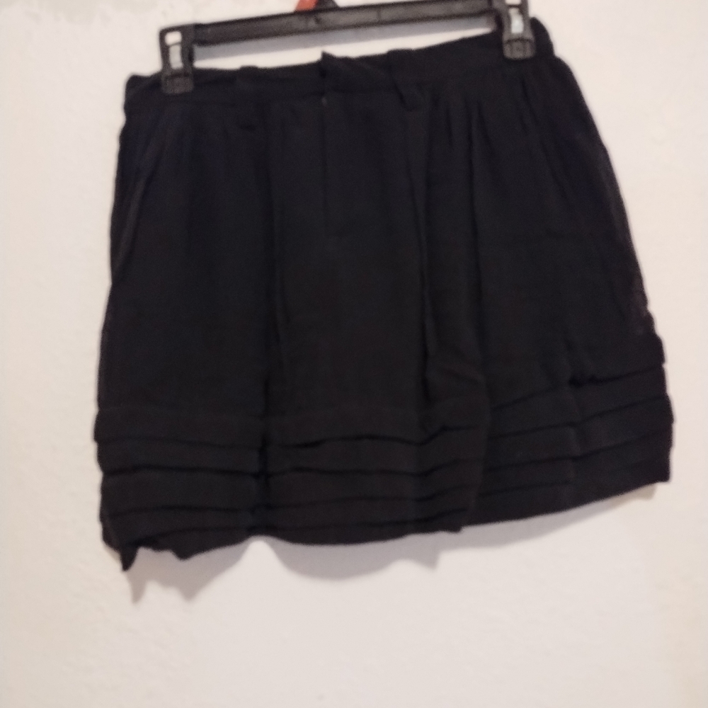 Winter Kate black sheer skirt lined